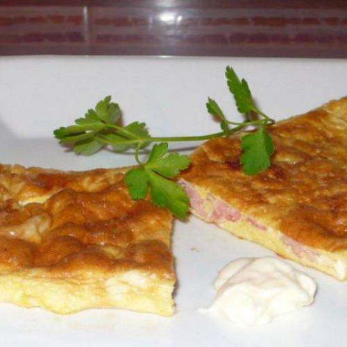 tortilla francesa de jamón york