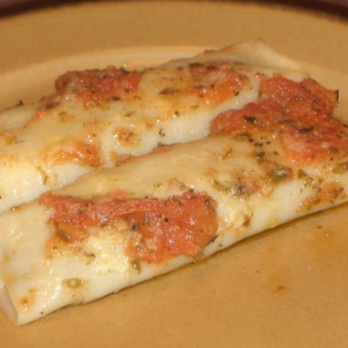 canelones de puerro