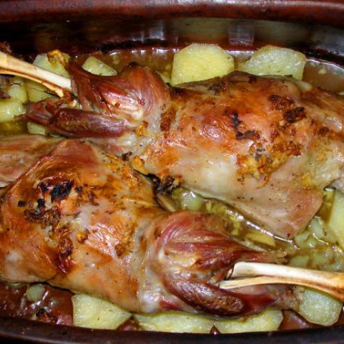 paletillas de cordero lechal al horno - Gallina Blanca