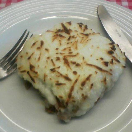 moussaka de bacalao