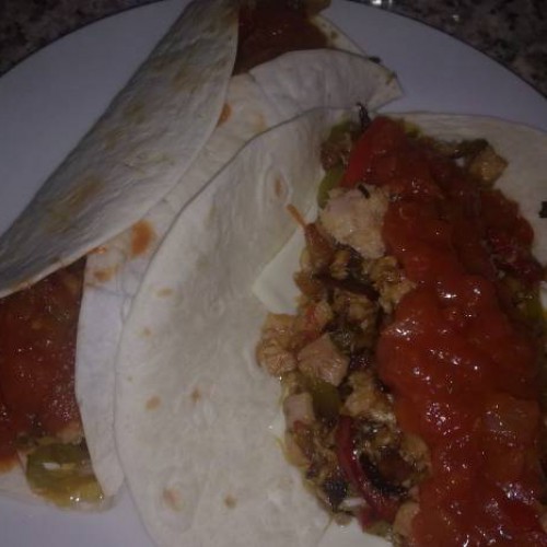 fajitas de atún con toque de manzana Recetas Gallina Blanca