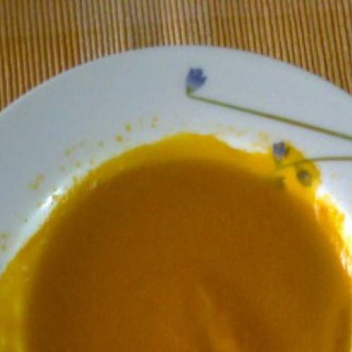 puré de verduras con quesito