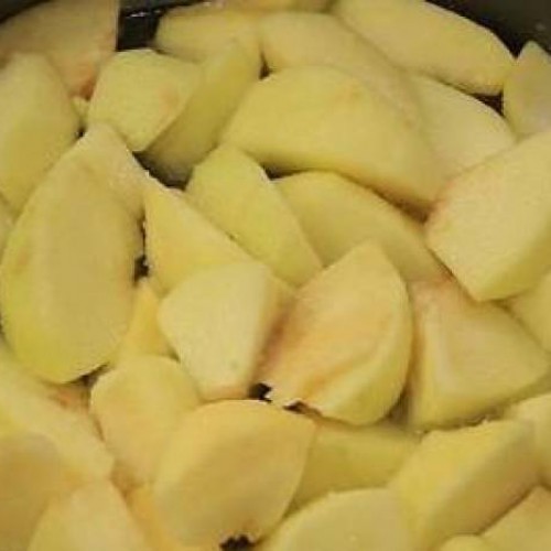 puré de patata y manzana