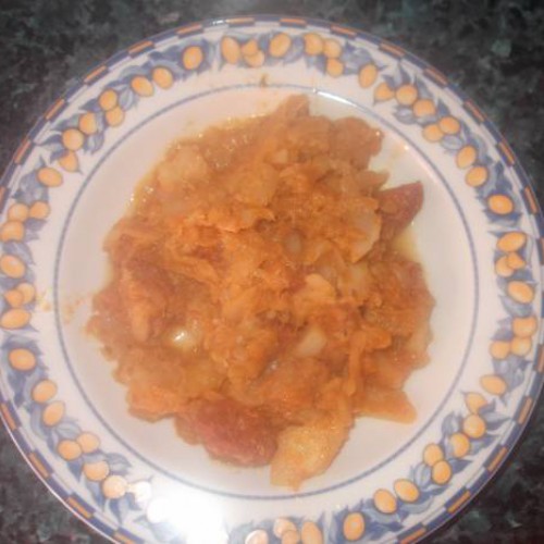repollo rehogado