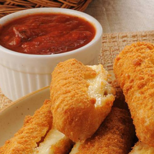 Mozzarella rebozada