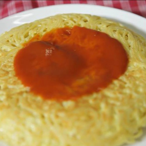 Receta de Tortilla de Espaguetis