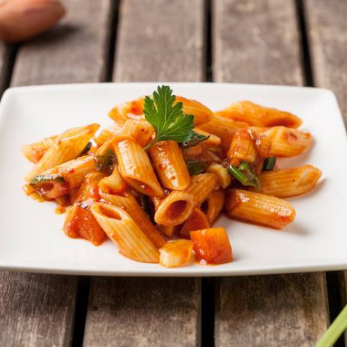 Macarrones con tomate y verduras | Recetas Gallina Blanca