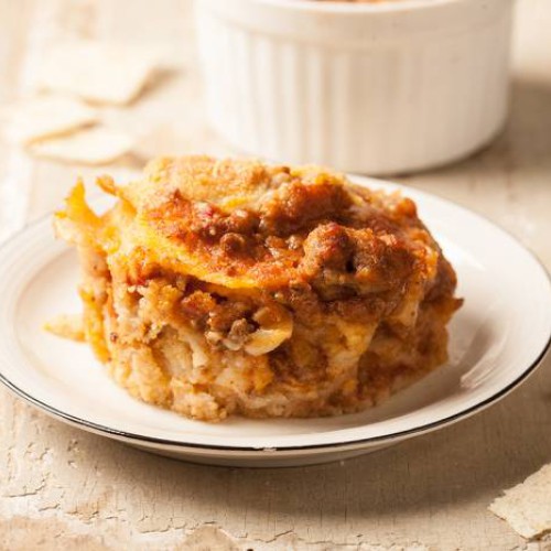 Receta de pastel de carne y pan