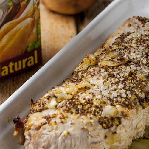 Cerdo con mostaza y cardamomo