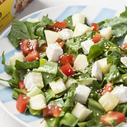 Ensalada De Achichoria Con Queso De Cabra Recetas Gallina Blanca