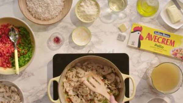 Cómo preparar Arroz con verduras y champiñones - paso 1