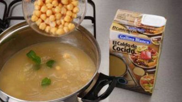 Segundo paso potaje de cocido