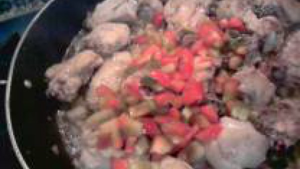 Paella de Pollo y Ñora Paso 3