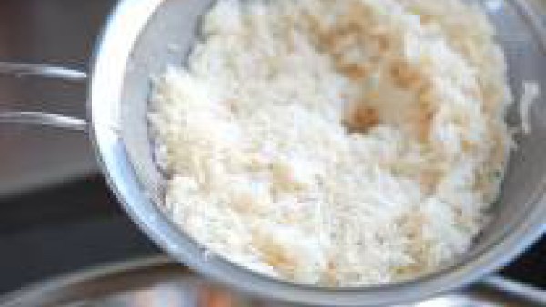 Lava el arroz