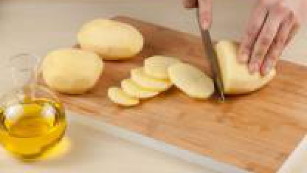 corta las patatas