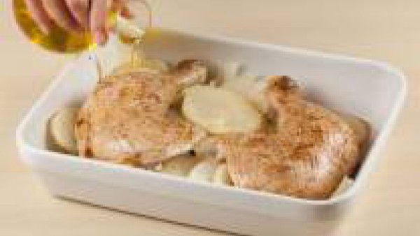 Pollo asado en microondas | Recetas Gallina Blanca