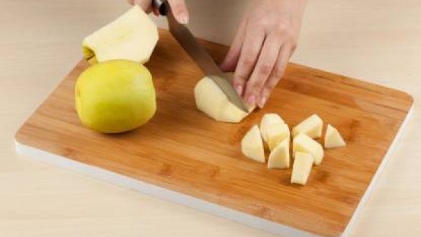 Cómo hacer lomo de cerdo relleno de manzanas paso 1