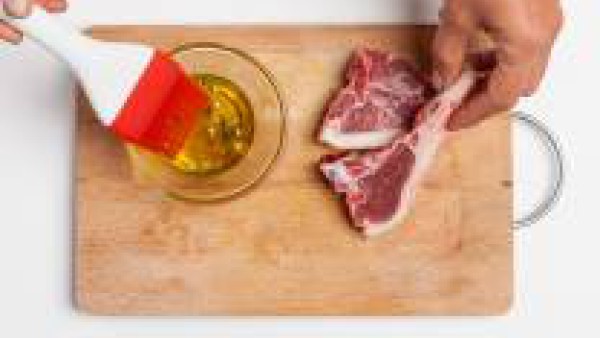 Cómo preparar Chuletas de cordero con azafrán - paso 1