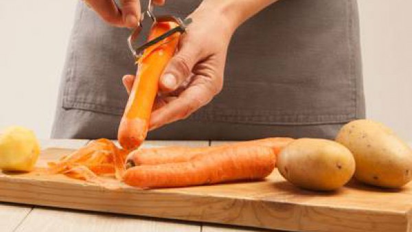 Primer paso crema de zanahorias y salmon