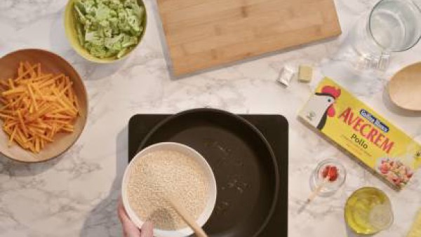 Cómo hacer quino con verduras - paso 1