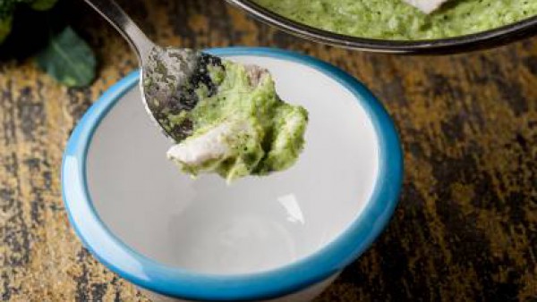 Cómo preparar Crema de brócoli y rape. Paso 3