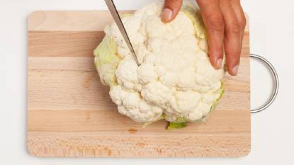 Primer paso Sopa de legumbres y coliflor