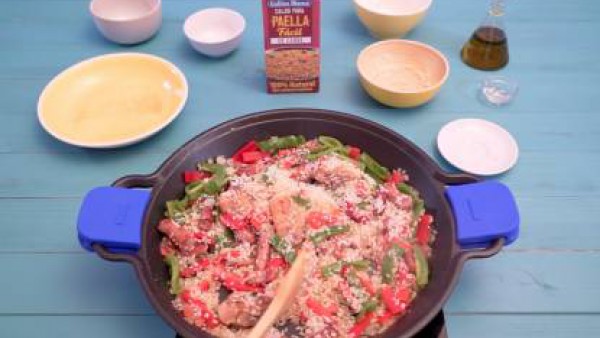 Cómo hacer paella de carne - paso 3