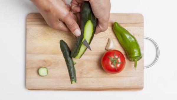 Cómo preparar Gazpacho andaluz- Paso 1