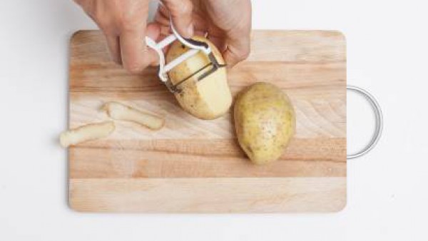 Cómo preparar Patatas bravas- Paso 1