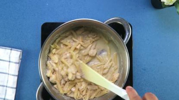 Cómo preparar Macarrones con pollo- Paso 3