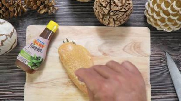Cómo preparar Pechuga de pollo con queso y espárragos - Paso 2