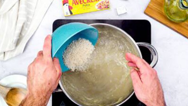 Paso dos pescado frito con arroz