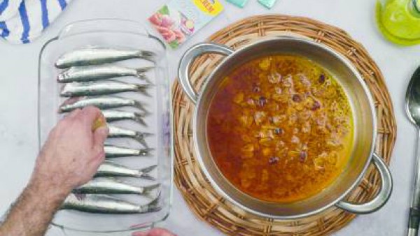 Segundo paso sardinas al horno 