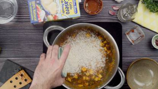 Primer paso arroz caldoso