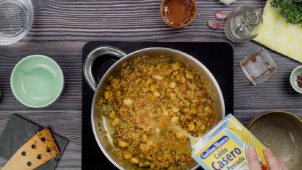 Segundo paso arroz caldoso 