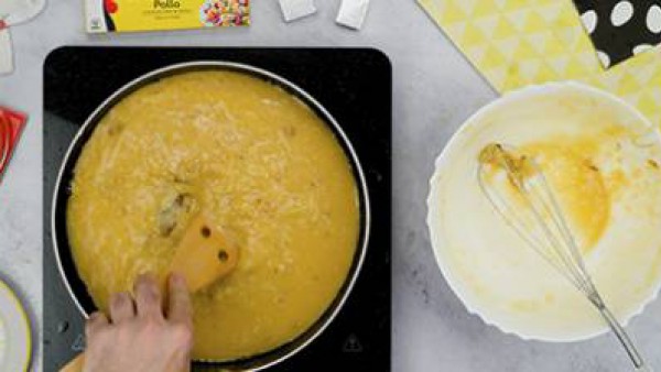 Tercer paso tortilla de patatas