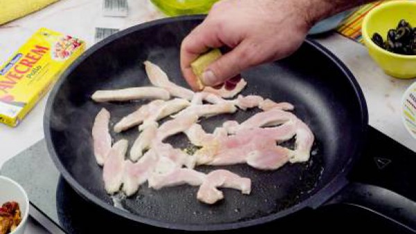 Primer paso quesadilla de pollo 