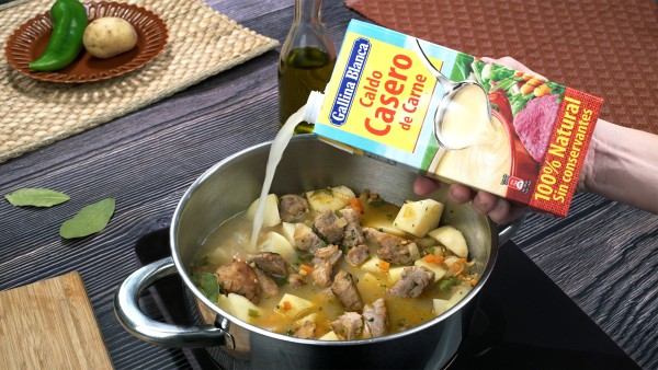 Tercer paso estofado de carne de cerdo