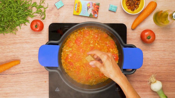 Tercer paso langosta en salsa