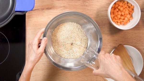 Paso 1 sopa de quinoa
