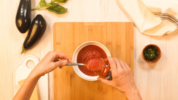 Paso 1 berenjenas a la parmesana