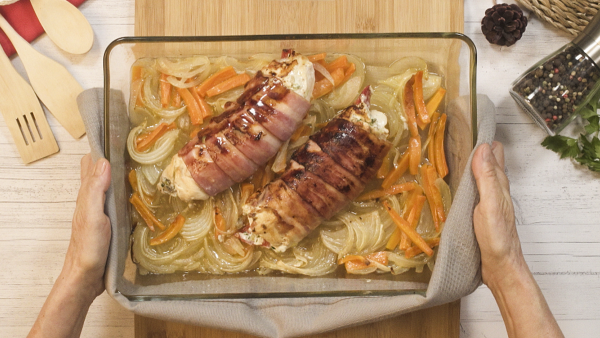 Paso 3 pechuga de pollo rellena al horno