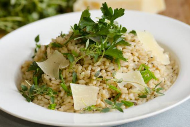 la clave de un buen risotto es remover