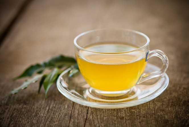 cuece la calabaza con té verde