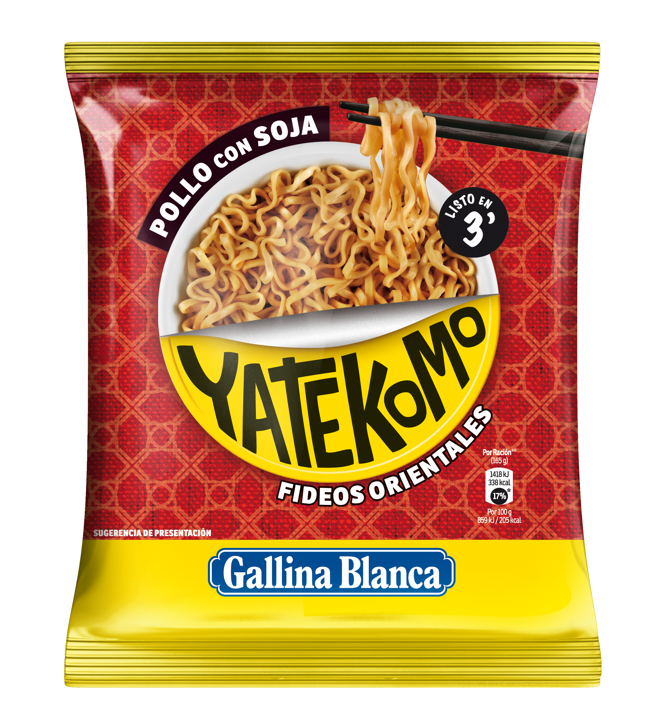 Yatekomo Pollo con Soja